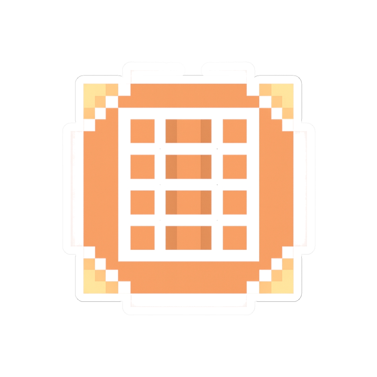 Minecraft Crafting Table Sticker | Iconic Pixel Vinyl Decal