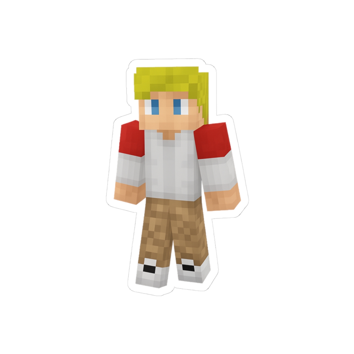 TommyInnit Minecraft Skin Sticker | Bold Vinyl Decal