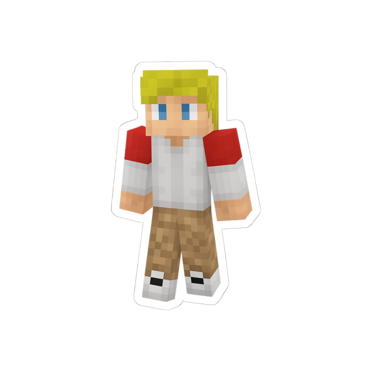 TommyInnit Minecraft Skin Sticker | Bold Vinyl Decal
