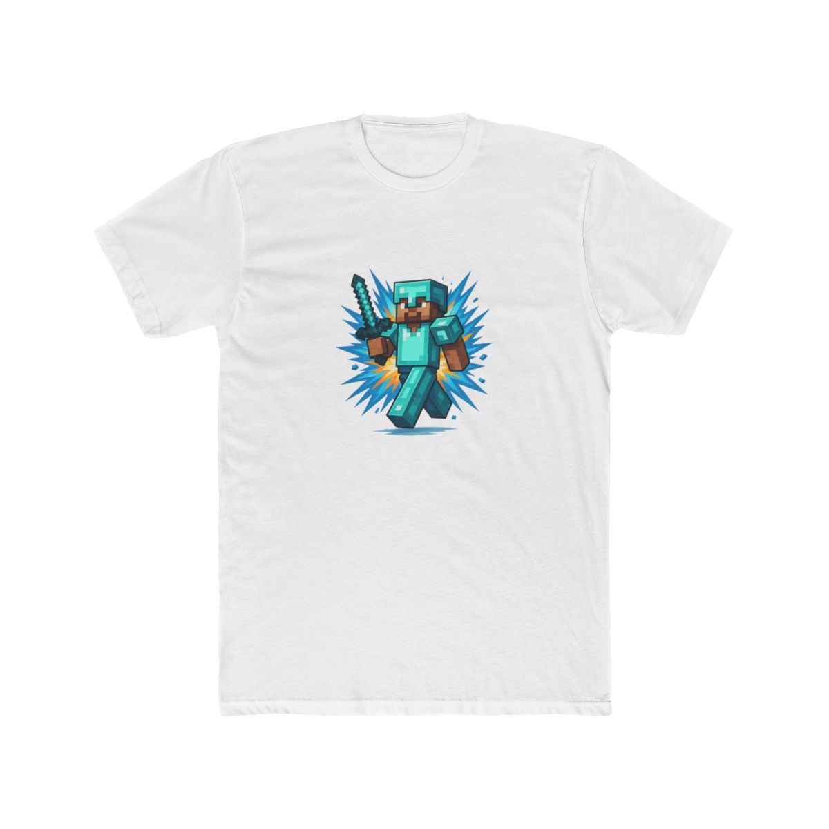 Minecraft Steve Diamond Armor T-Shirt