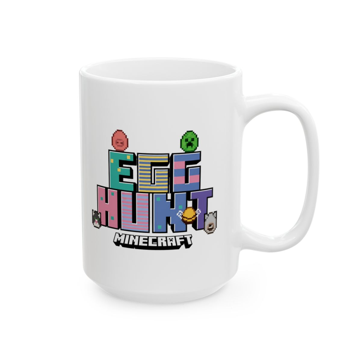 Minecraft Two-Tone Mug Egg Hunting Time