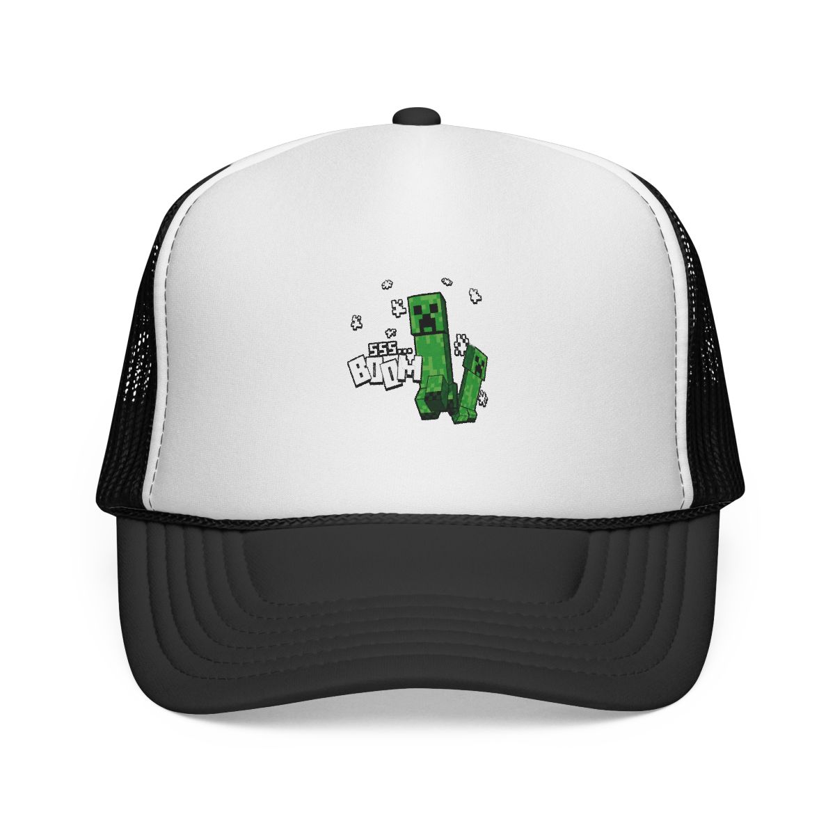 Minecraft Trucker Hat Baseball Cap and Kids Sunglasses Set Adjustable Snapback UV Protection Gamer Gifts