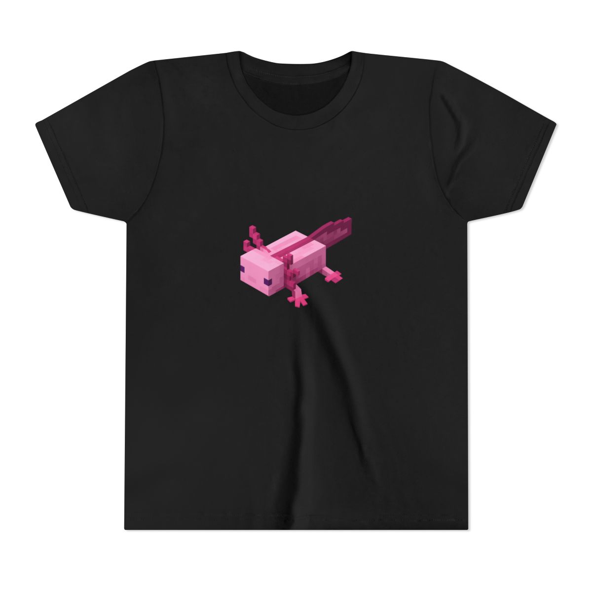 Adorable Minecraft Axolotl Kids T-Shirt