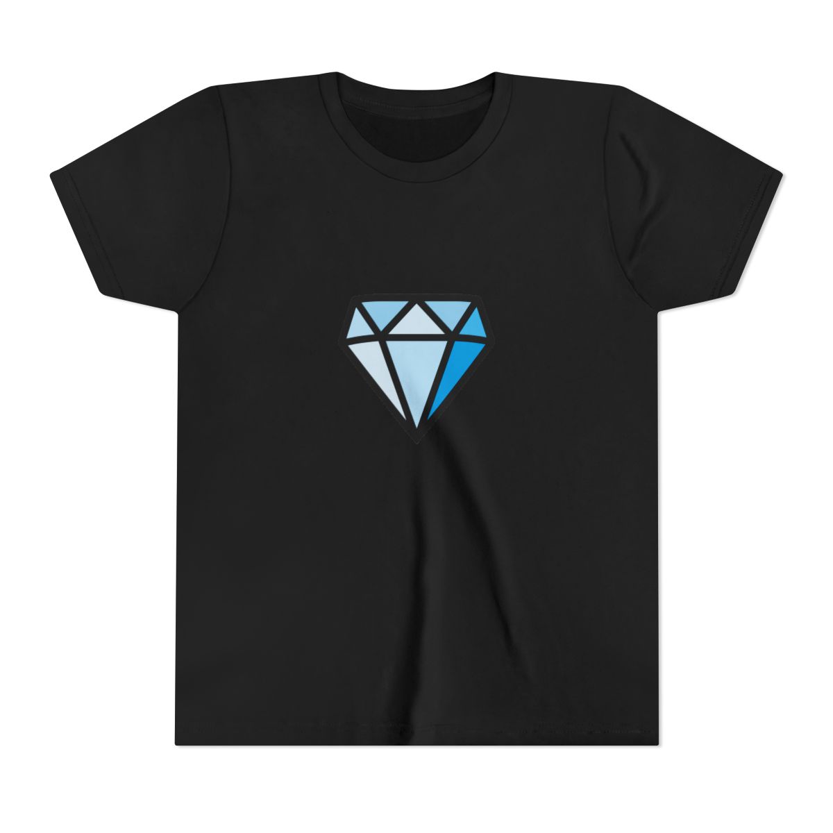 Bold Minecraft Diamond Sticker Graphic Kids T Shirt