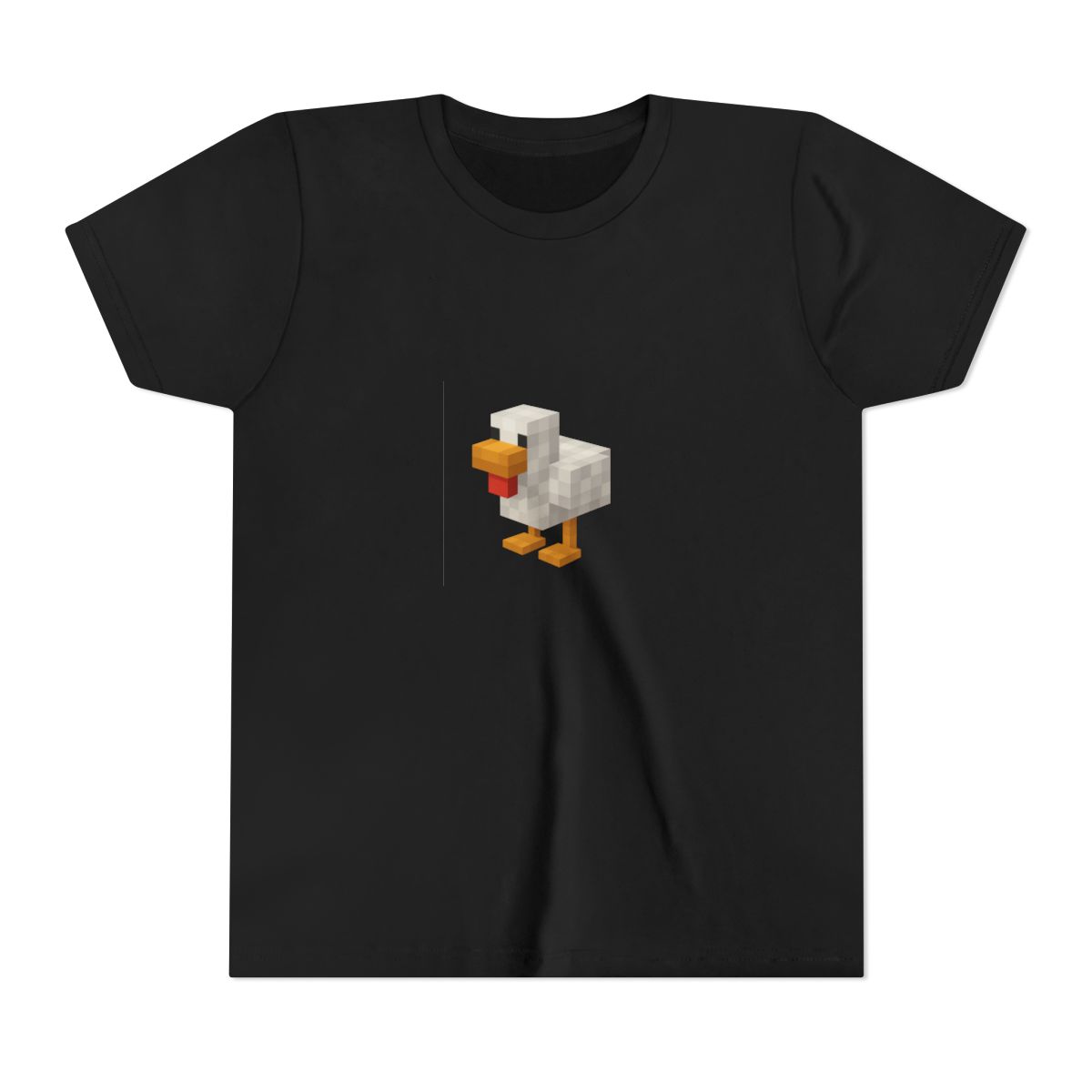 Minecraft Chicken Blocky Pixel Art Kids T-Shirt