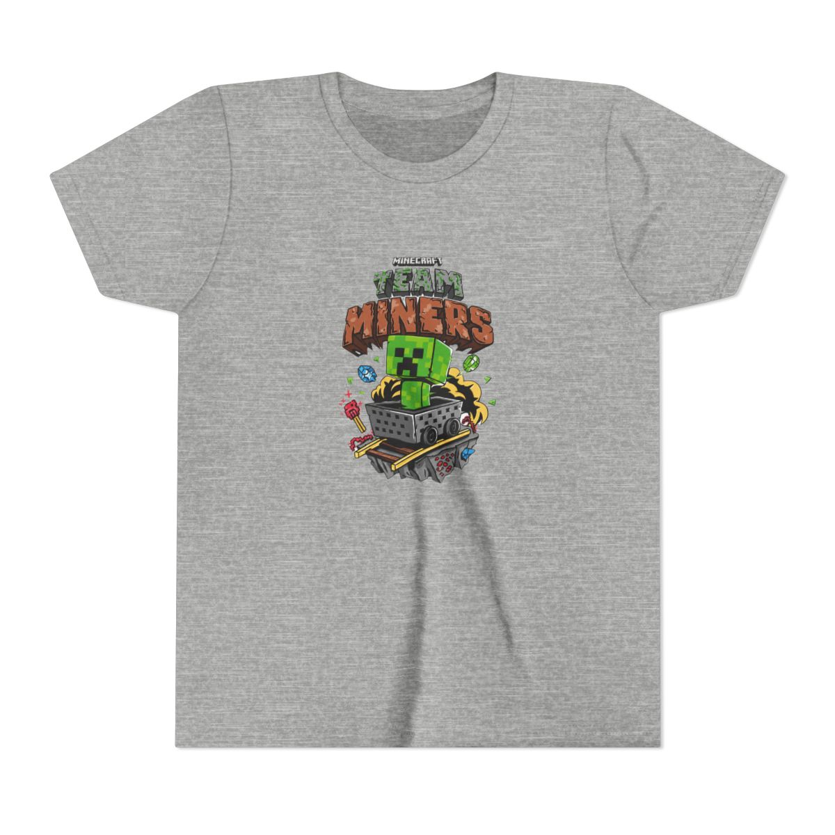Minecraft Kids T Shirt Team Miners