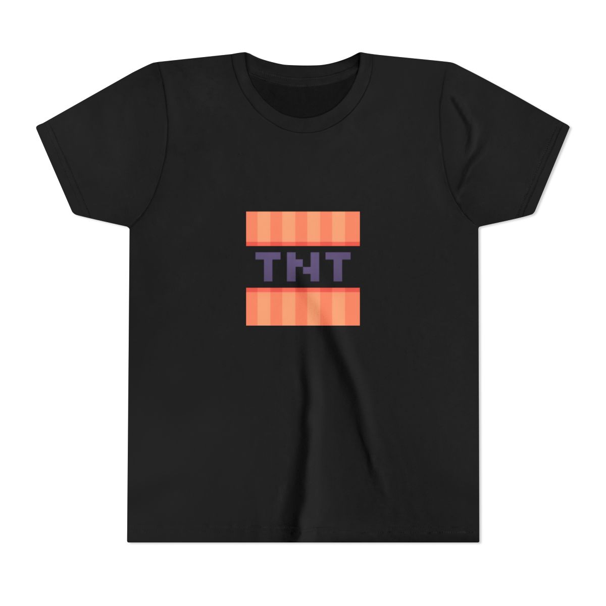 Minecraft TNT Block Pixel Art Kids T-Shirt
