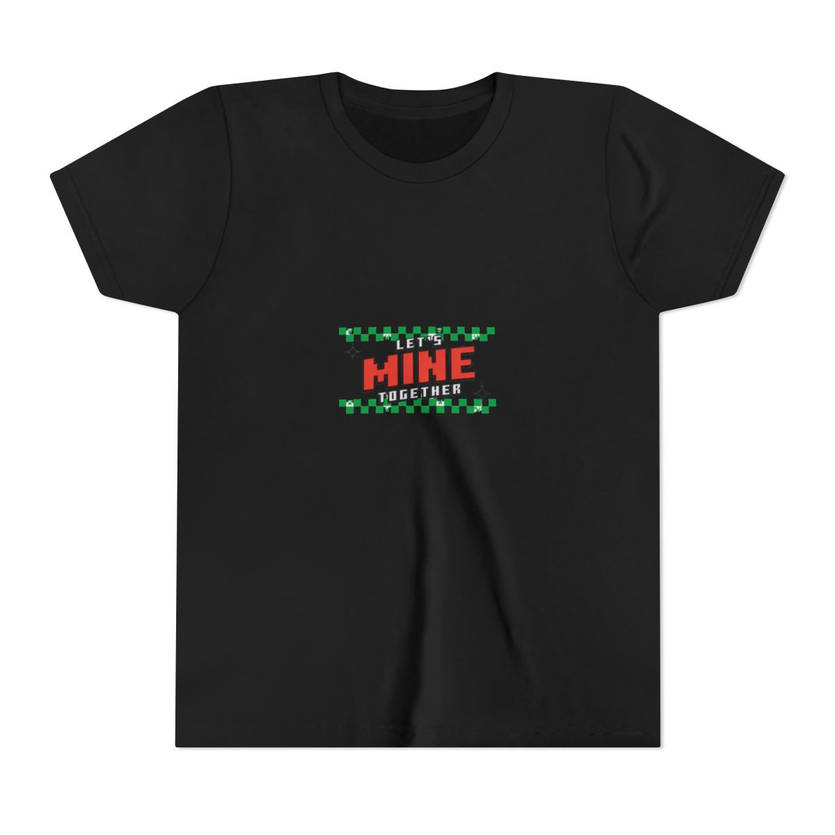 Minecraft Women’s Boxy Kids Tee Let's MINE Together