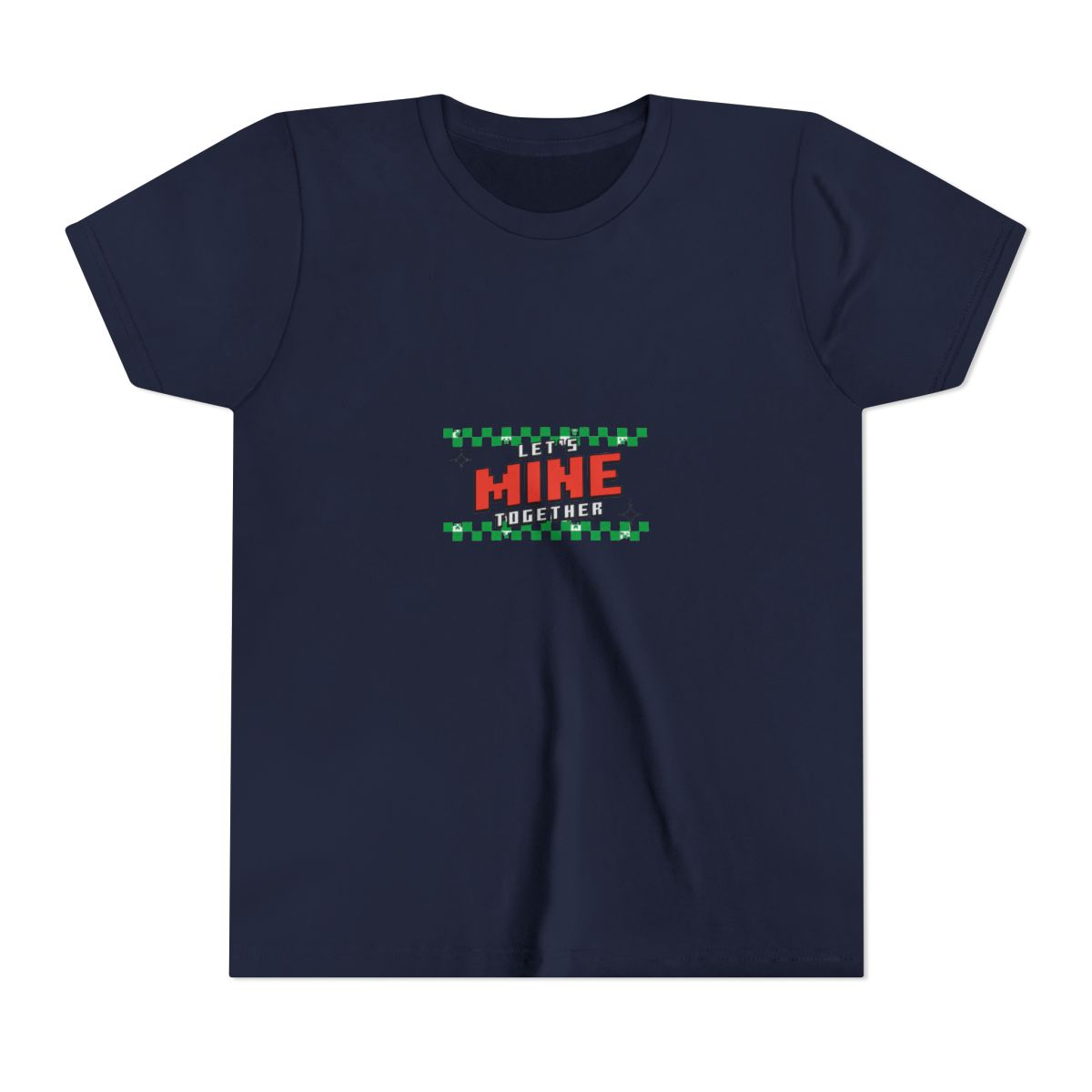 Minecraft Women’s Boxy Kids Tee Let's MINE Together